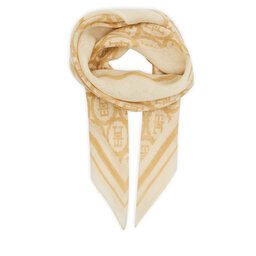 Tommy Hilfiger Eșarfă Tommy Hilfiger Beach Summer Square AW0AW16029 Écru