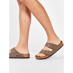 Birkenstock Шльопанці Birkenstock Arizona Birko-Flor nubuk 151181 Коричневий