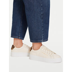 Tommy Hilfiger Sneakers Tommy Hilfiger Th Feminine Platform Cheetah FW0FW09693 Hellbeige