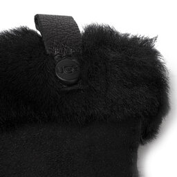 

Рукавички Ugg W Shorty Glove W Leather Trim 17367 Black, Чорний
