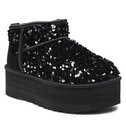 Ugg Batai Ugg W Ultra Mini Chunky Sequin 1135060 Blk