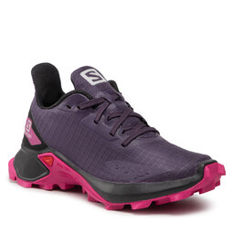Salomon Schuhe Salomon Alphacross Blast J 417235 09 V0 Mysterioso/Black/Very Berry