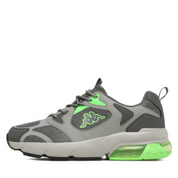 

Снікерcи Kappa 243003 Grey/Green 1630, Сірий