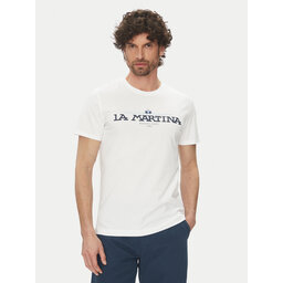 La Martina La Martina Футболка Aguer MAR304 JS206 Білий Regular Fit