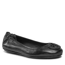 Tory Burch Μπαλαρίνες Tory Burch Minnie Travel Ballet Pave 155637 Perfect Black/Jet 006