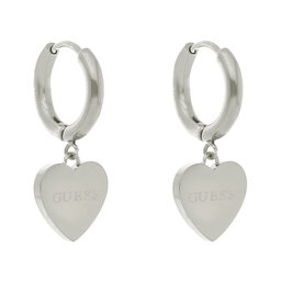 

Сережки Guess Huggie Me JUBE03 145JW RH, Покриття срібним родієм