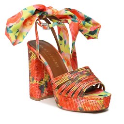 Kurt Geiger Сандали Kurt Geiger Pierra Ankle Tie Platform 9797691609 Orange