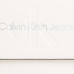 

Сумка Calvin Klein Jeans Sculpted Saddle Bag22 Mono K60K611223 White/Silver Logo 0LI, Білий