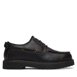 Tommy Jeans Halbschuhe Tommy Jeans Archive '01 Boat Shoe Leather EM0EM01651 Schwarz
