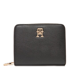 Tommy Hilfiger Malá dámská peněženka Tommy Hilfiger Th Distinct Med Za AW0AW17473 Černá