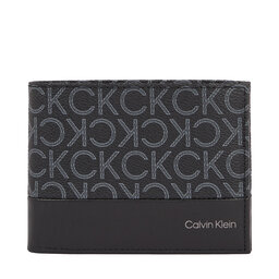 Calvin Klein Férfi pénztárca Calvin Klein Subtle Mono Trifold 10Cc W/Coin K50K509238 Black Classic Mono 01H