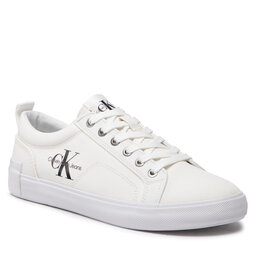 Calvin Klein Jeans Гуменки Calvin Klein Jeans New Vulcanized Laceup Low Ess YM0YM00410 Bright White YAF