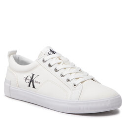 Calvin Klein Jeans Sneakers aus Stoff Calvin Klein Jeans New Vulcanized Laceup Low Ess YM0YM00410 Bright White YAF