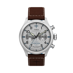 Timex Reloj Timex Timex x Pan Am® Waterbury Ace Chronograph TW2Y38700 Marrón