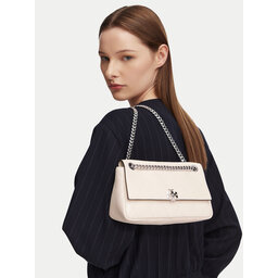 Tory Burch Сумка Tory Burch Charlie Quilted 185829 Кремовий