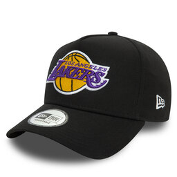 New Era Czapka z daszkiem New Era Patch LA Lakers 9FORTY 60580708 Czarny