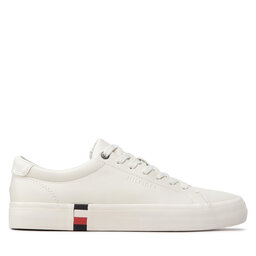 

Снікерcи Tommy Hilfiger Modern Vulc Corporate Leather FM0FM04036 Ivory YBI, Бежевий