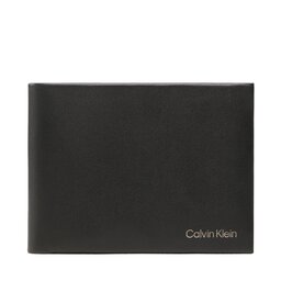 Calvin Klein Μεγάλο Πορτοφόλι Ανδρικό Calvin Klein Ck Concise Trifold 10Cc W/Coin L K50K510600 BAX