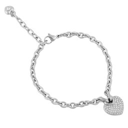 Guess Βραχιόλι Guess JUBB05 214JW Ασημί