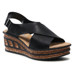 Rieker Sandalias Rieker 68189-00 Schwarz