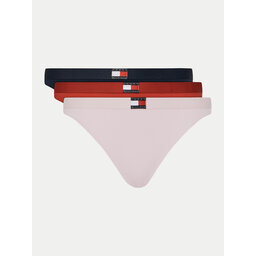 Tommy Hilfiger Tommy Hilfiger Set 3 parov spodnjih hlačk UW0UW05985 Pisana