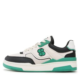 

Снікерcи s.Oliver 5-23632-30 Wht/Green Comb 171, Білий