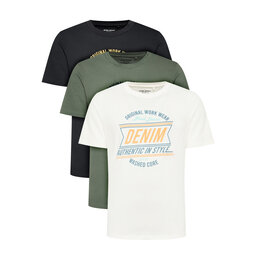 Blend Blend 3er-Set T-Shirts 20718785 Bunt Regular Fit