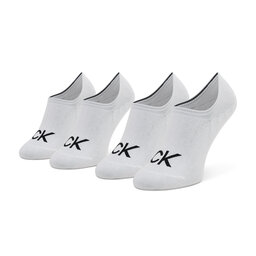 Calvin Klein Комплект 2 чифта къси чорапи мъжки Calvin Klein 701218716 White