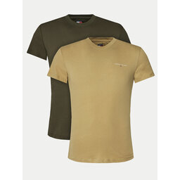 Tommy Jeans Tommy Jeans 2er-Set T-Shirts Linear DM0DM20353 Bunt Slim Fit