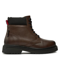 Tommy Jeans Trapery Tommy Jeans Tjm Lace Up Boot EM0EM01446 Brązowy