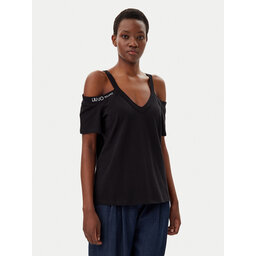 Liu Jo Sport Liu Jo Sport Póló TA5271 JS003 Fekete Regular Fit