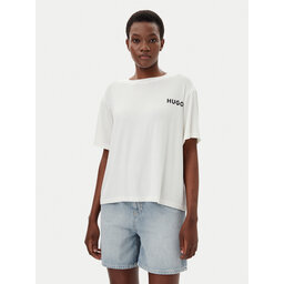 HUGO HUGO Póló Unite 50490707 Fehér Relaxed Fit