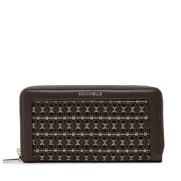 Coccinelle Portefeuille femme grand format Coccinelle MX7 Metallic Jacquard E2 MX7 11 04 01 Multic.Bark/Ba 693