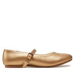 Tommy Hilfiger Baleríny Tommy Hilfiger Ballerina T3A3-33555-1372 S Zlatá