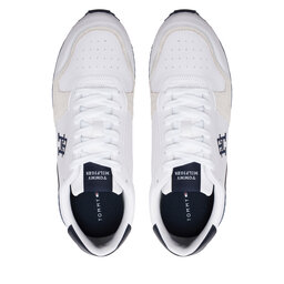 

Снікерcи Tommy Hilfiger Runner Evo Lth Mix FM0FM04959 White YBS, Білий