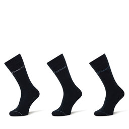 Emporio Armani Комплект 3 чифта дълги чорапи мъжки Emporio Armani EM000554 AF12276 MB154 Тъмносин