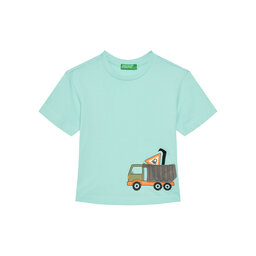 United Colors Of Benetton United Colors Of Benetton Póló 3I1XG10J6 Zöld Regular Fit