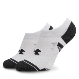 

Набір 3 пар шкарпеток до щиколотки unisex Under Armour Ua Performance Tech 3Pk Ns 1379503-100 White/White/Jet Gray, Білий