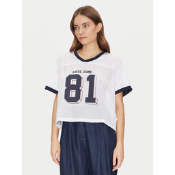 Guess Jeans Guess Jeans Marškinėliai W5GI59 KCTE2 Balta Regular Fit