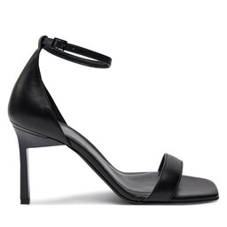 Calvin Klein Σανδάλια Calvin Klein Heel Sandal 90 Lth HW0HW01944 Μαύρο