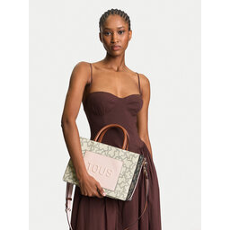 TOUS Handtasche TOUS Amaya Kaos Icon 2002188201 Beige