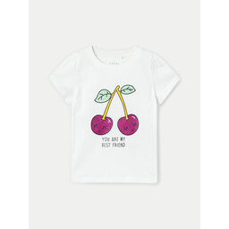 NAME IT NAME IT Camiseta Vibeke 13228146 Blanco Regular Fit