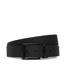 Calvin Klein Gürtel Calvin Klein Pin Buckle Rbr Aop 35Mm Adj/Rev LV04D7135G Schwarz