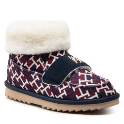 Tommy Hilfiger Naminės šlepetės Tommy Hilfiger Boot Slipper Monogram FW0FW06717 Rwb Monogram 0KQ