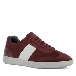 Geox Sneakersy Geox U Rieti U3570A 022PT C8394 Wine/Lt Grey