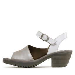

Босоніжки Fly London Welyfly P501439001 Silver/Off White, Срібний