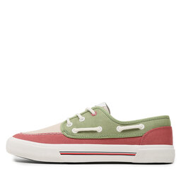 

Кросівки Tommy Jeans Core Boat Shoe Canvas FM0FM04510 Dockside Red XLS, Кольоровий