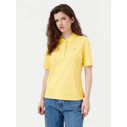 Tommy Hilfiger Tommy Hilfiger Pólóing 1985 WW0WW43224 Sárga Regular Fit