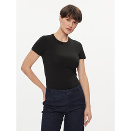 Pieces Pieces Póló Irene 17082526 Fekete Slim Fit