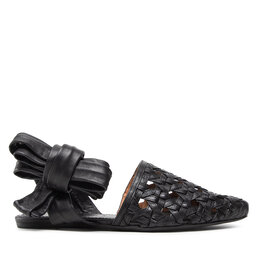 

Босоніжки Tory Burch Basketweave Wrap Flap 85255 Perfect Black/Perfect Black 001, Чорний